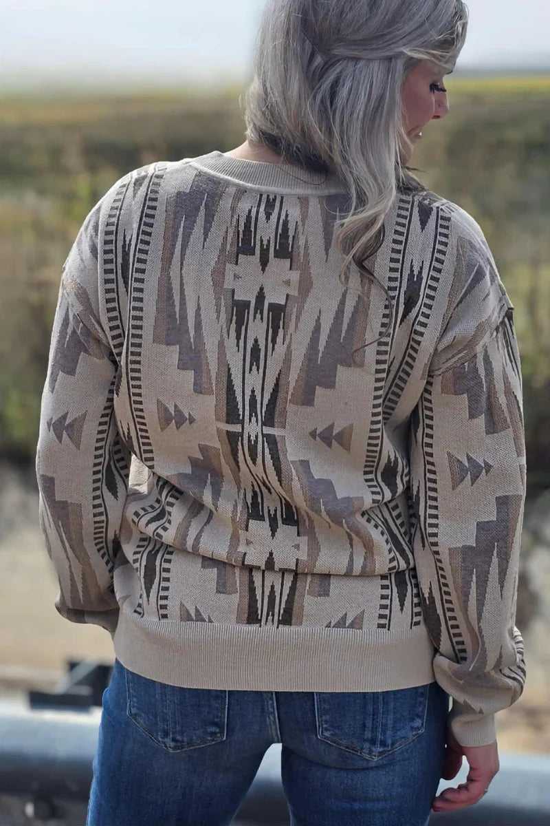 SK Wyoming Aztec Sweater