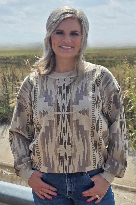 SK Wyoming Aztec Sweater