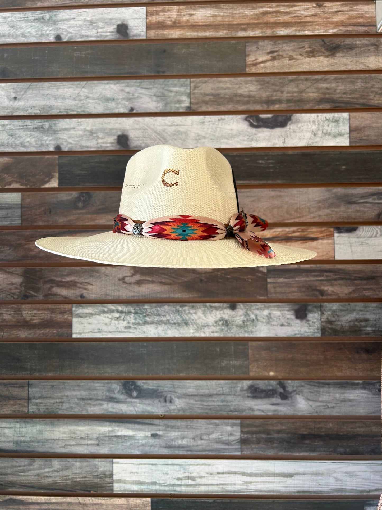 Aztec Straw Charlie 1 Horse Hat
