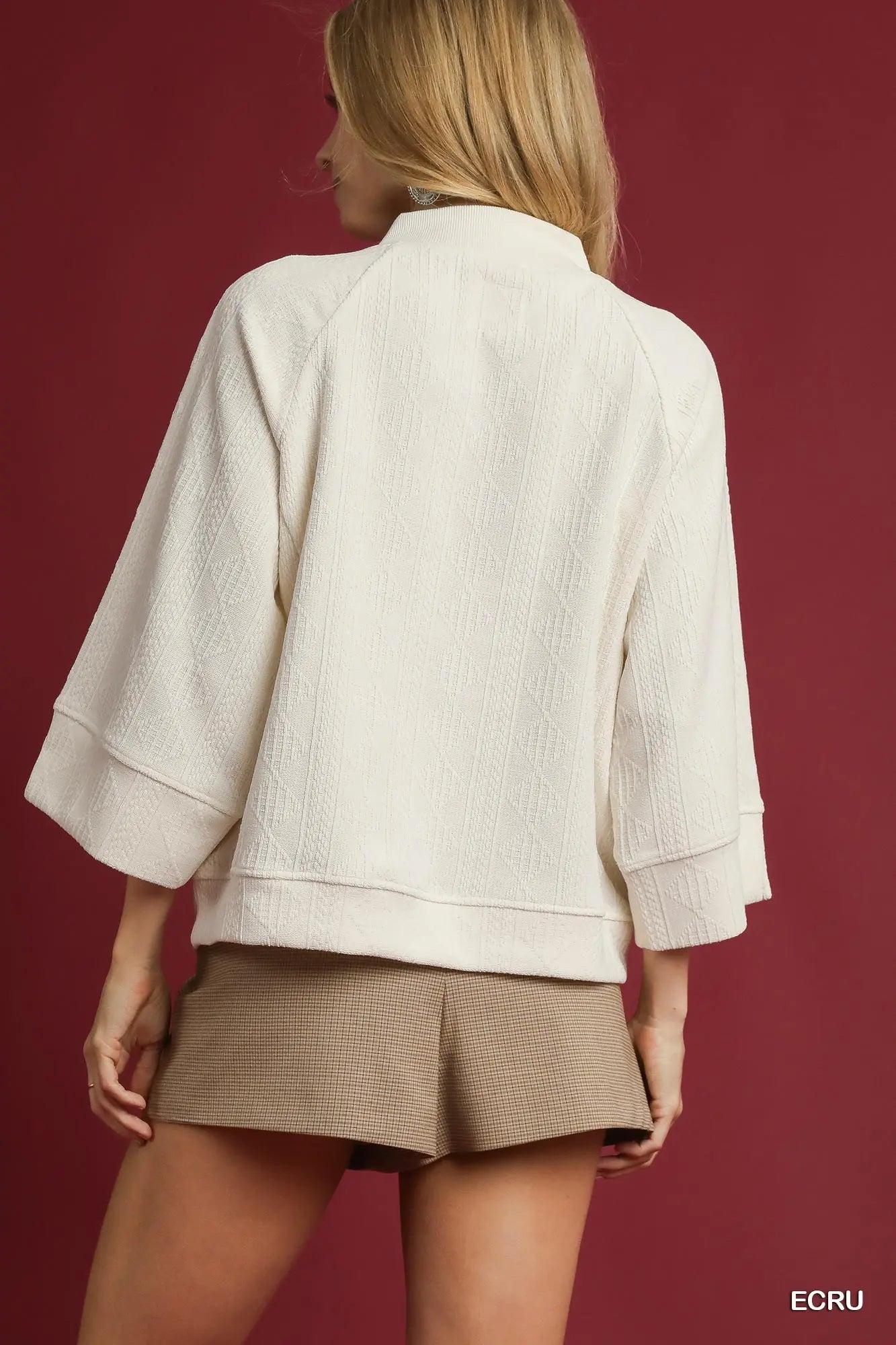 Umgee Ecru Sweater Top