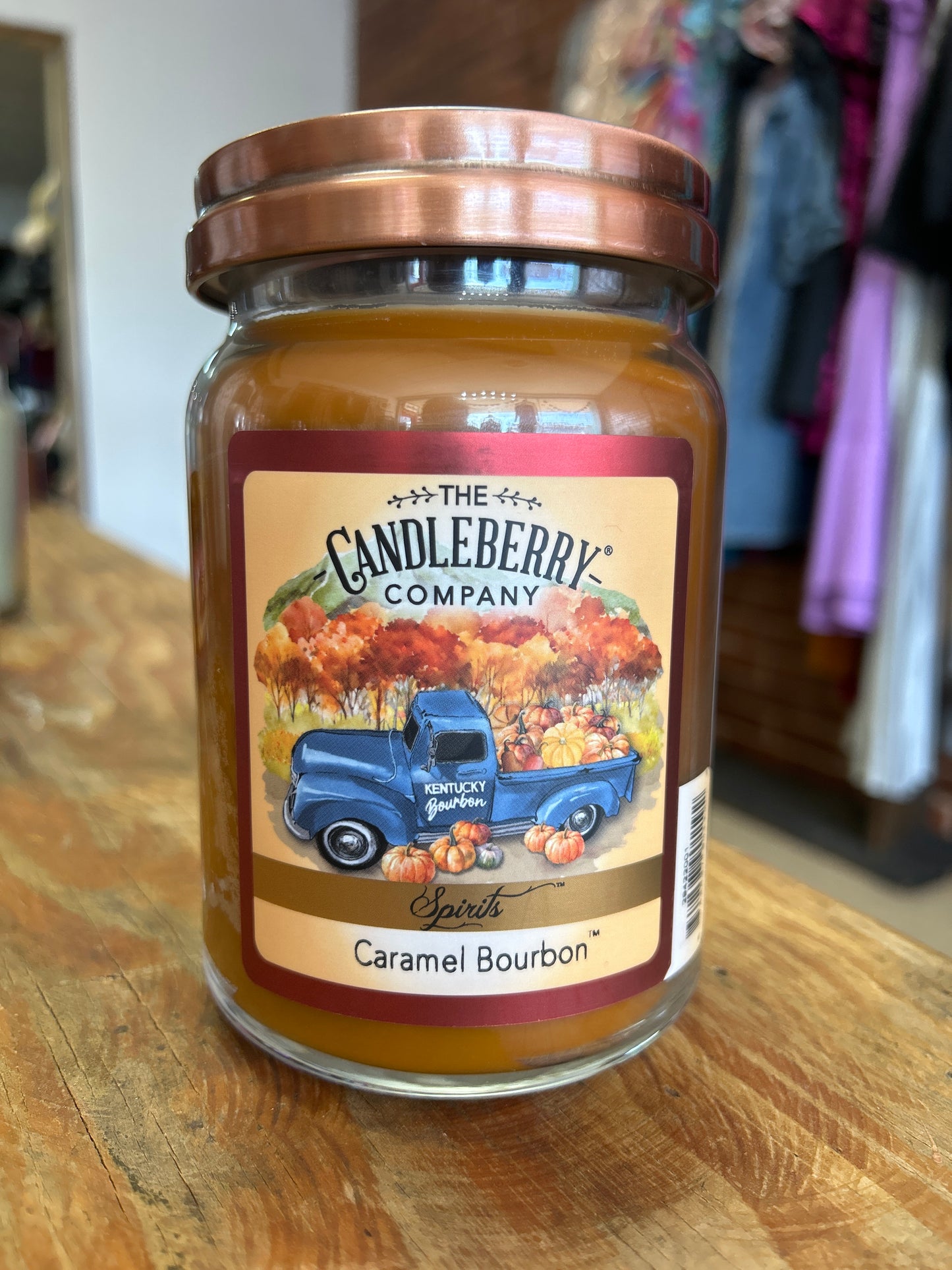 Caramel Bourbon Lg. Candle