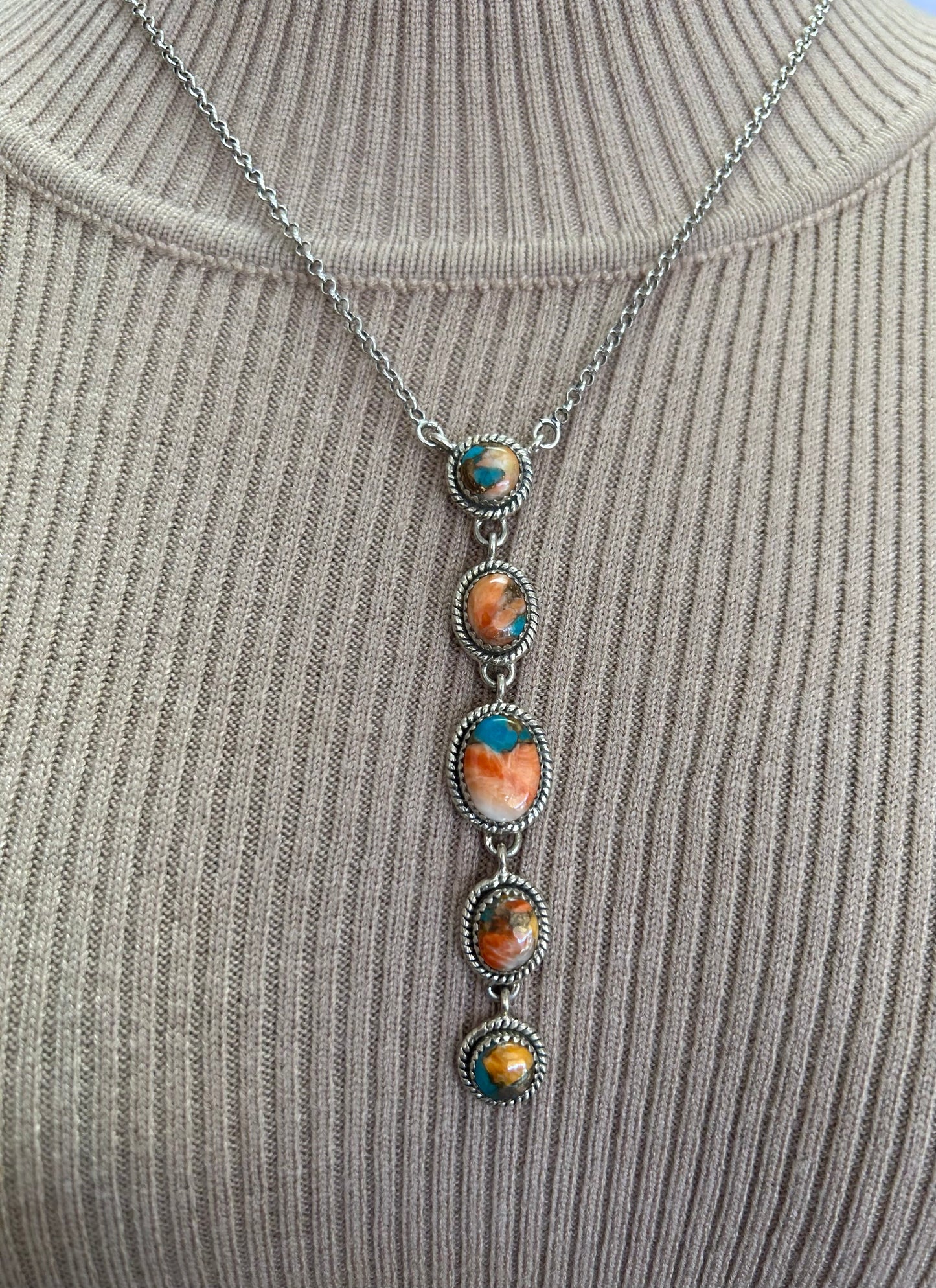 Authentic Spiny Turquoise Necklace