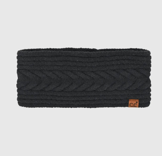 Cable C.C Black Headwrap
