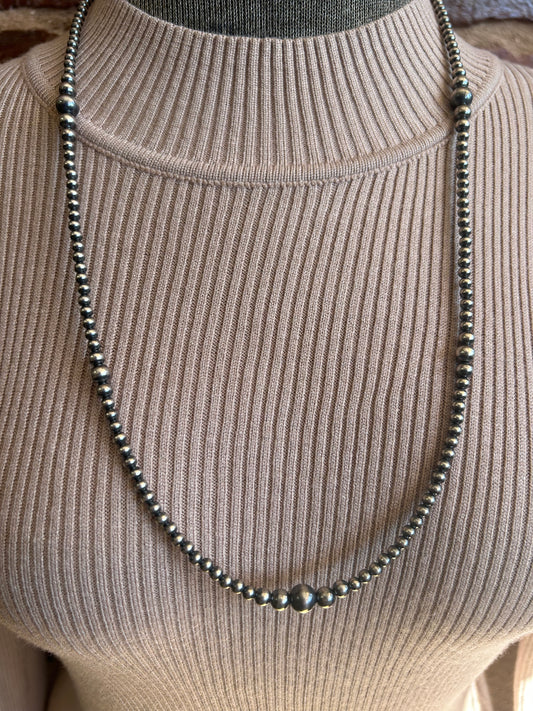 Authentic Graduated Pearl 30” Necklace