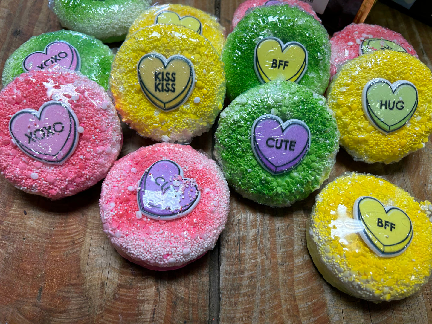 Individual Valentines Bath Bombs