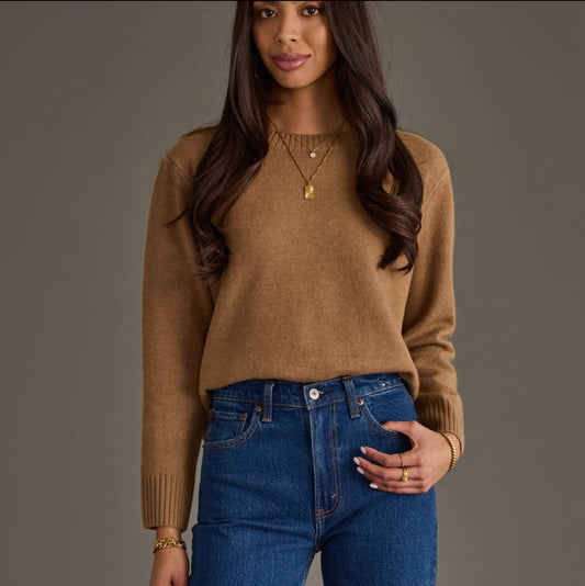 P Tan Soft Sweater Top