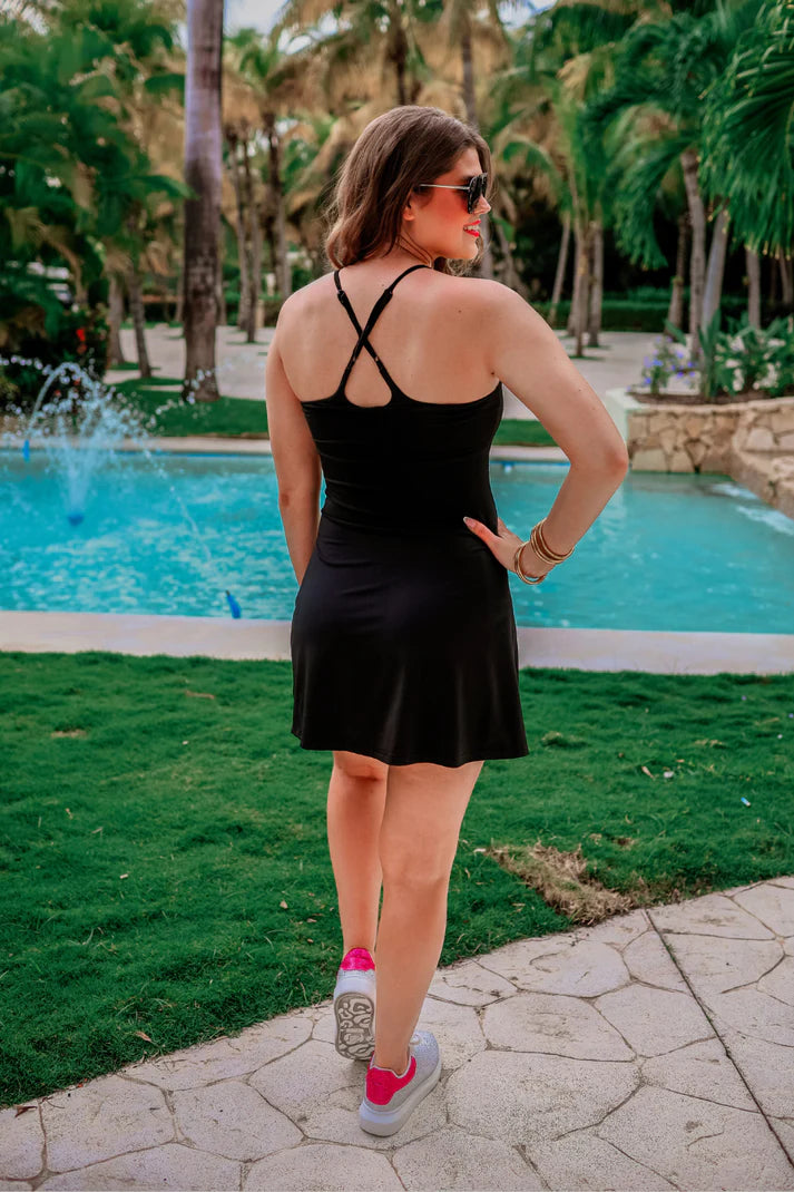 Black Jess Lea Tennis Dress