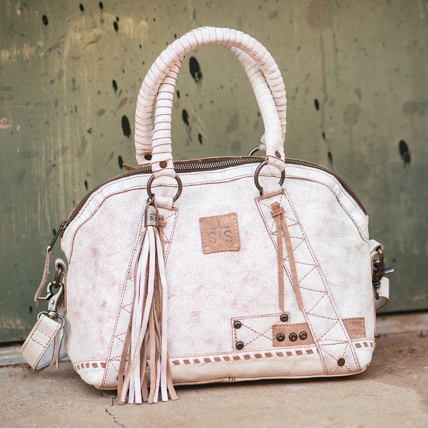 STS Cremello Sansa Satchel