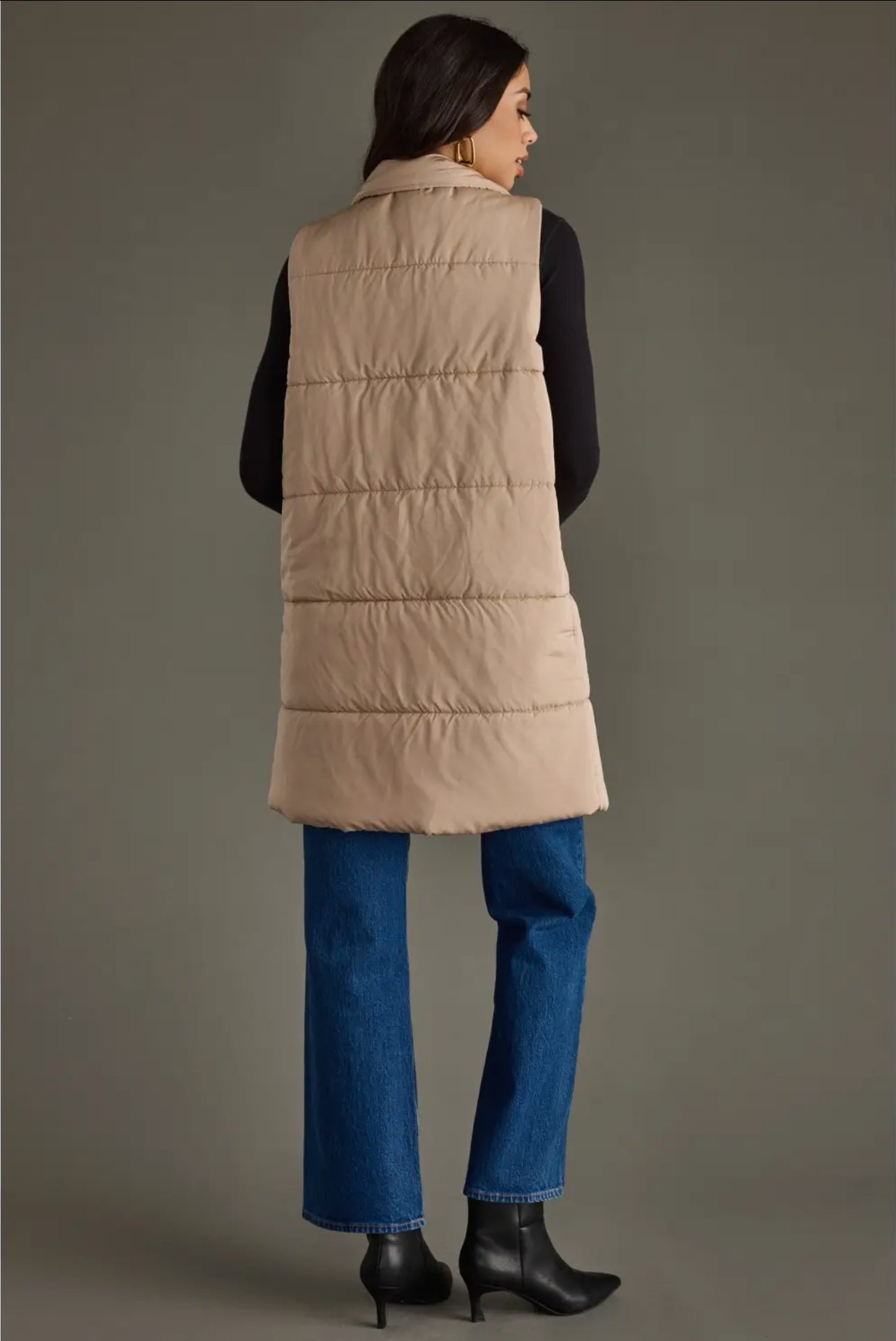 P Tan Long Vest