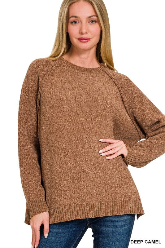 Deep Camel Zenana Sweater