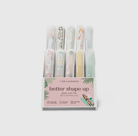 Lemon Lavender Glass Nail File