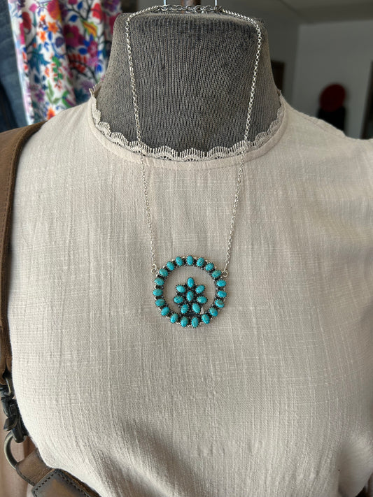 SS Kingman Turquoise Necklace