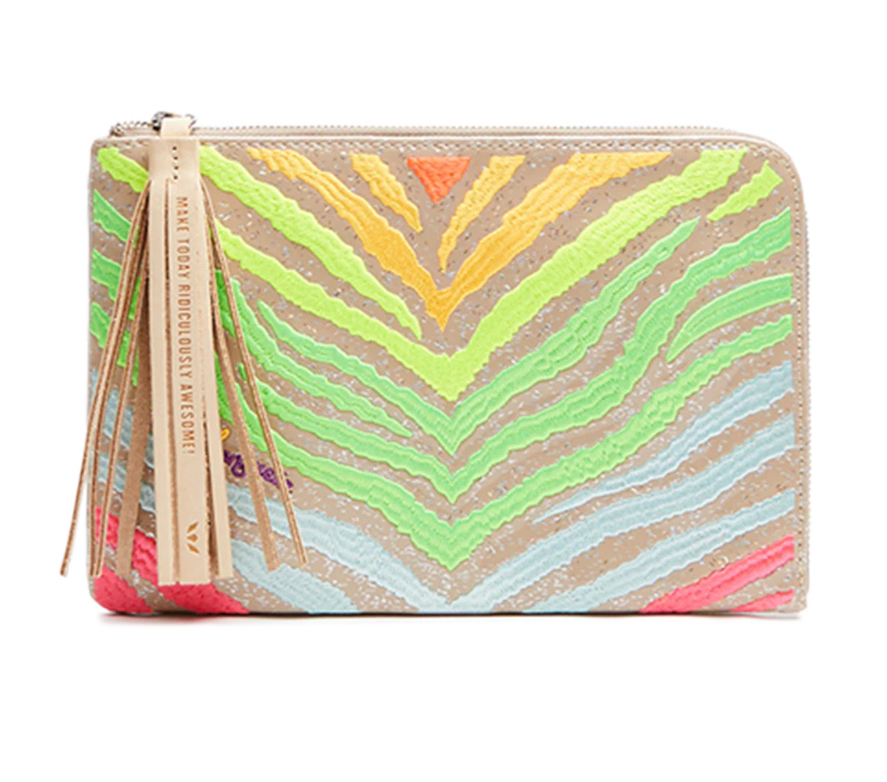 Consuela L shaped Clutch Veronica