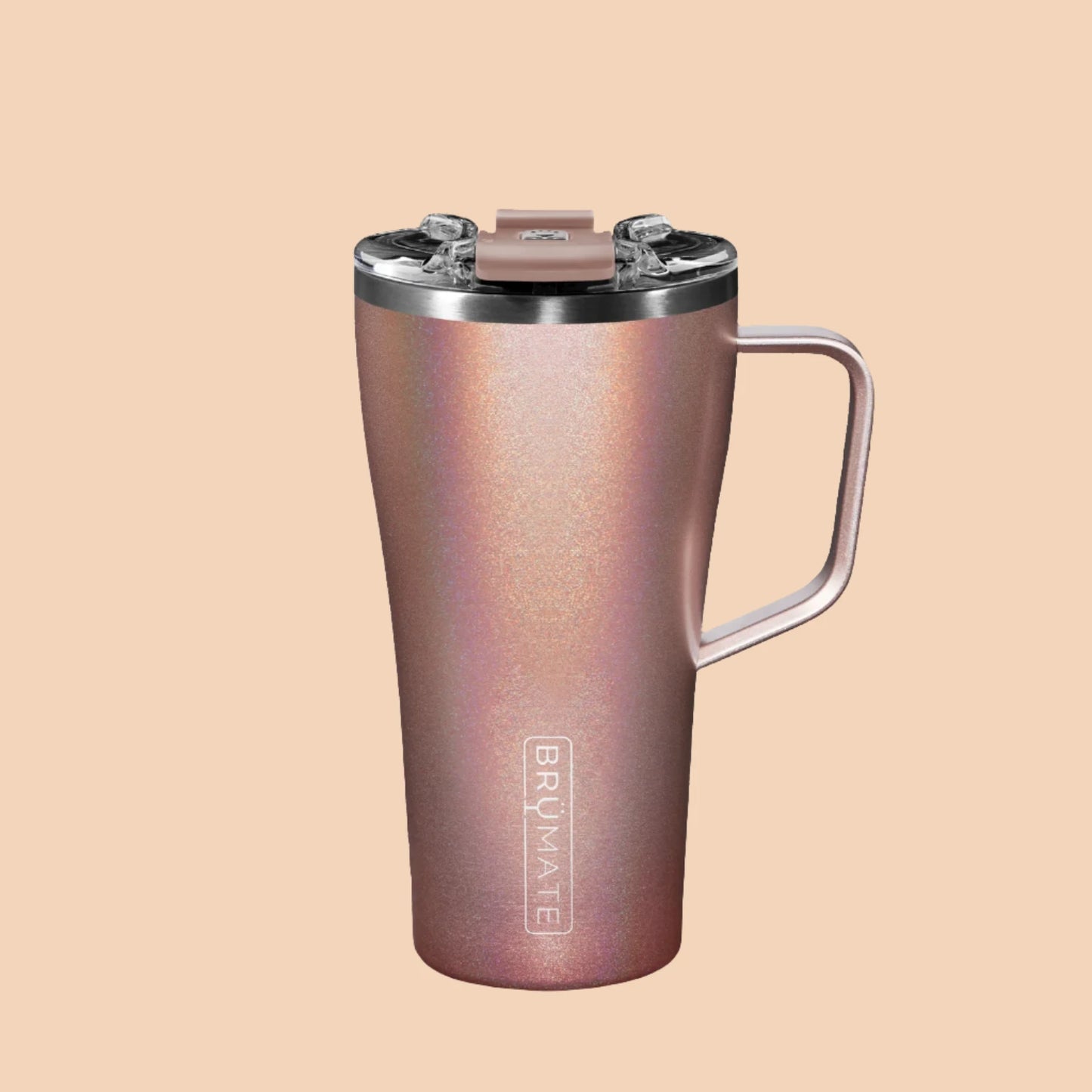 Brumate Toddy 22 oz Glitter Rose Gold