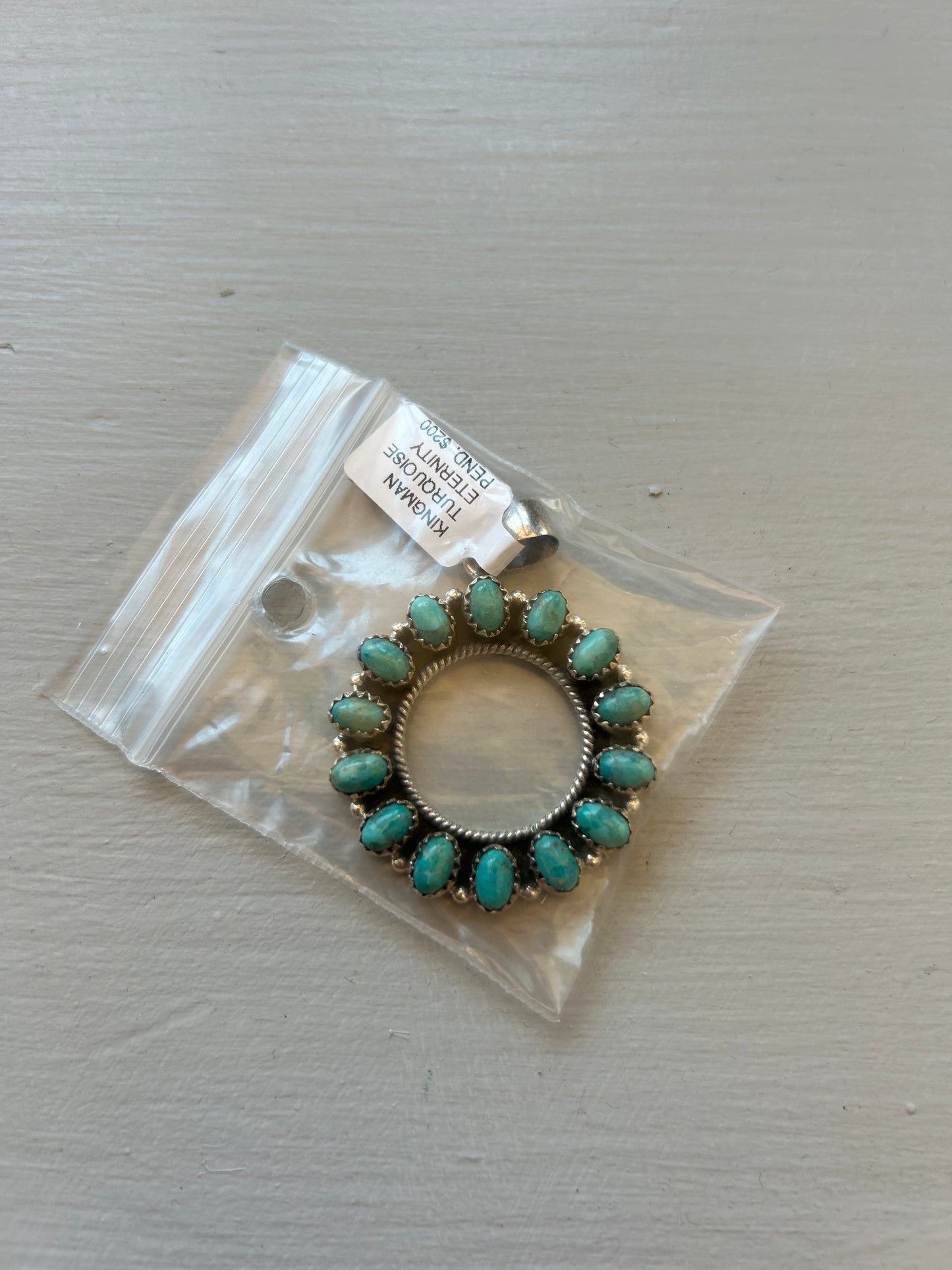 Kingman Turquoise Eternity Pend