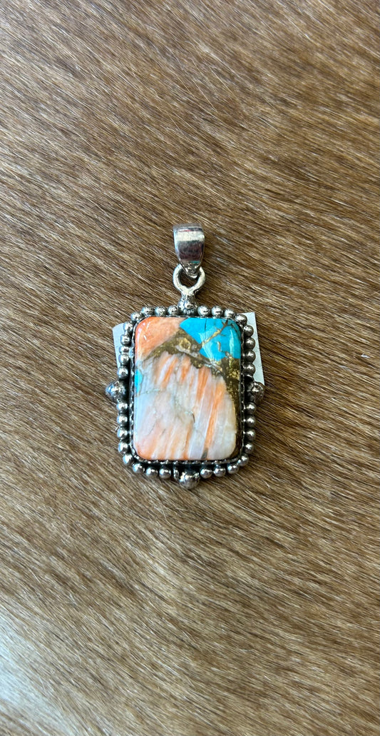 Spiny Turquoise Pendant