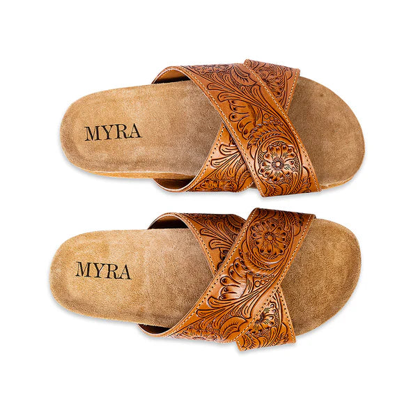 Myra Gracie Hand-tooled Sandals