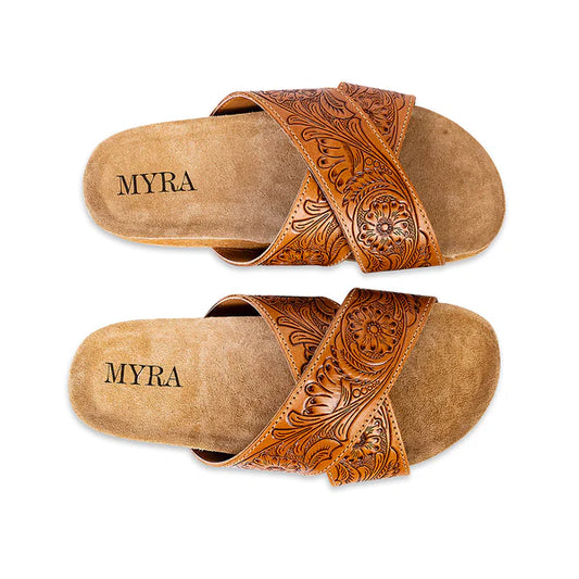 Myra Gracie Hand-tooled Sandals