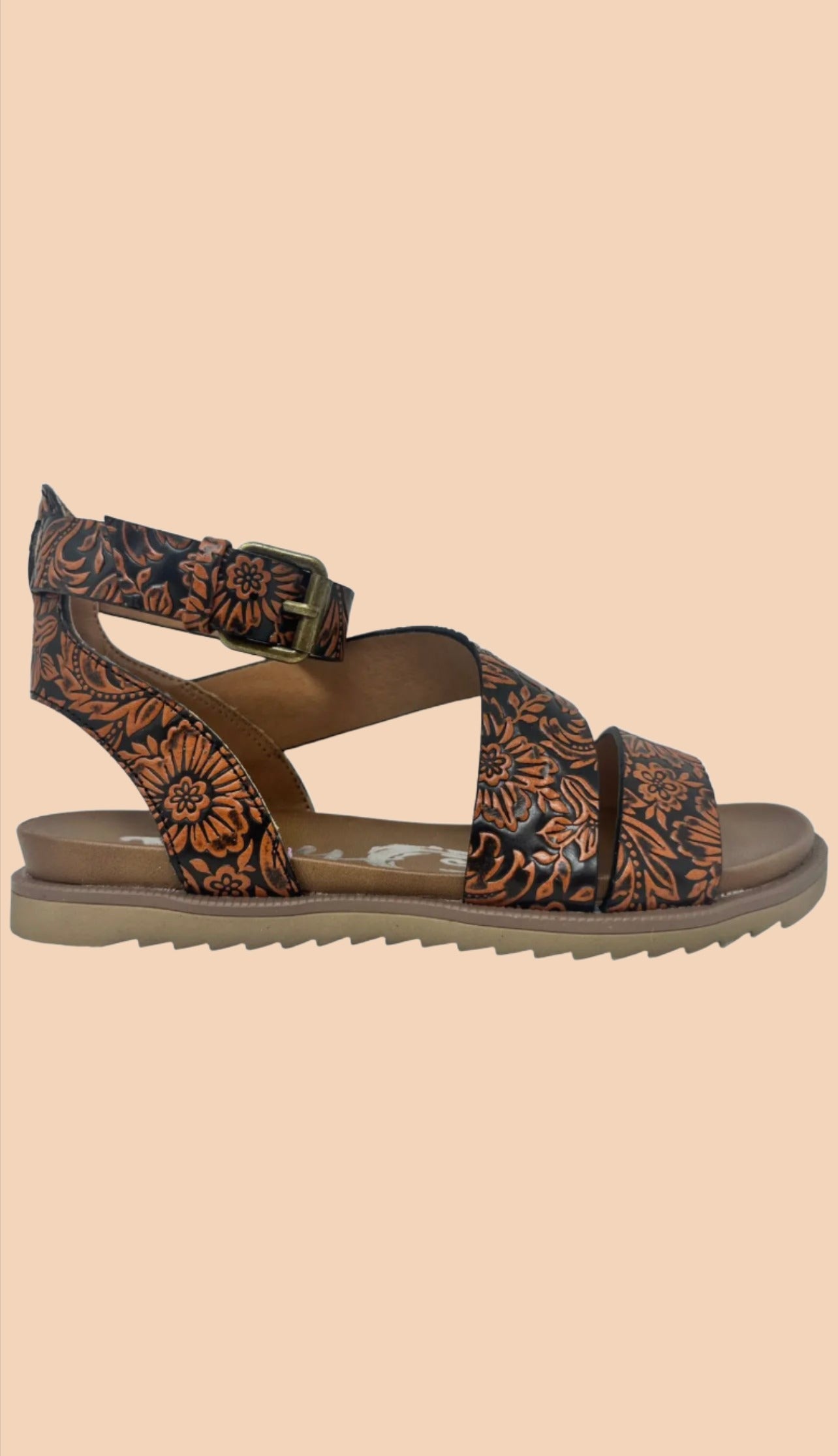 Very G Belinda Strappy Rust Sandals