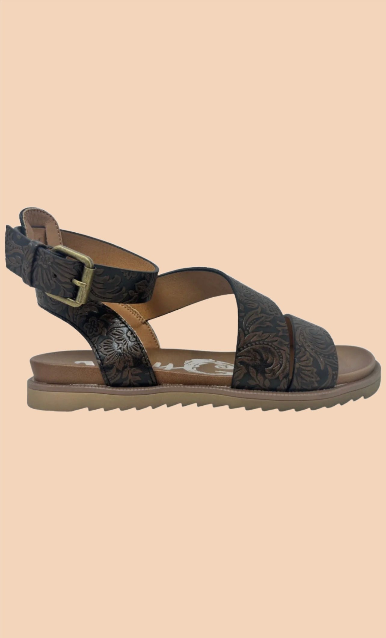 Very G Belinda Strappy Chocolate Sandals