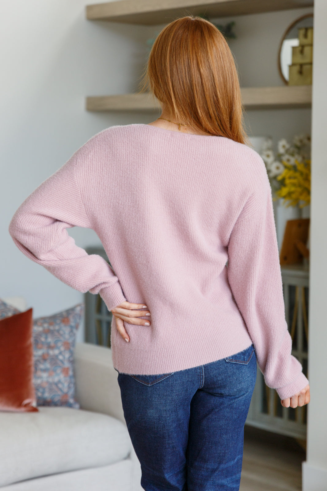 Plush Feelings V-Neck Sweater