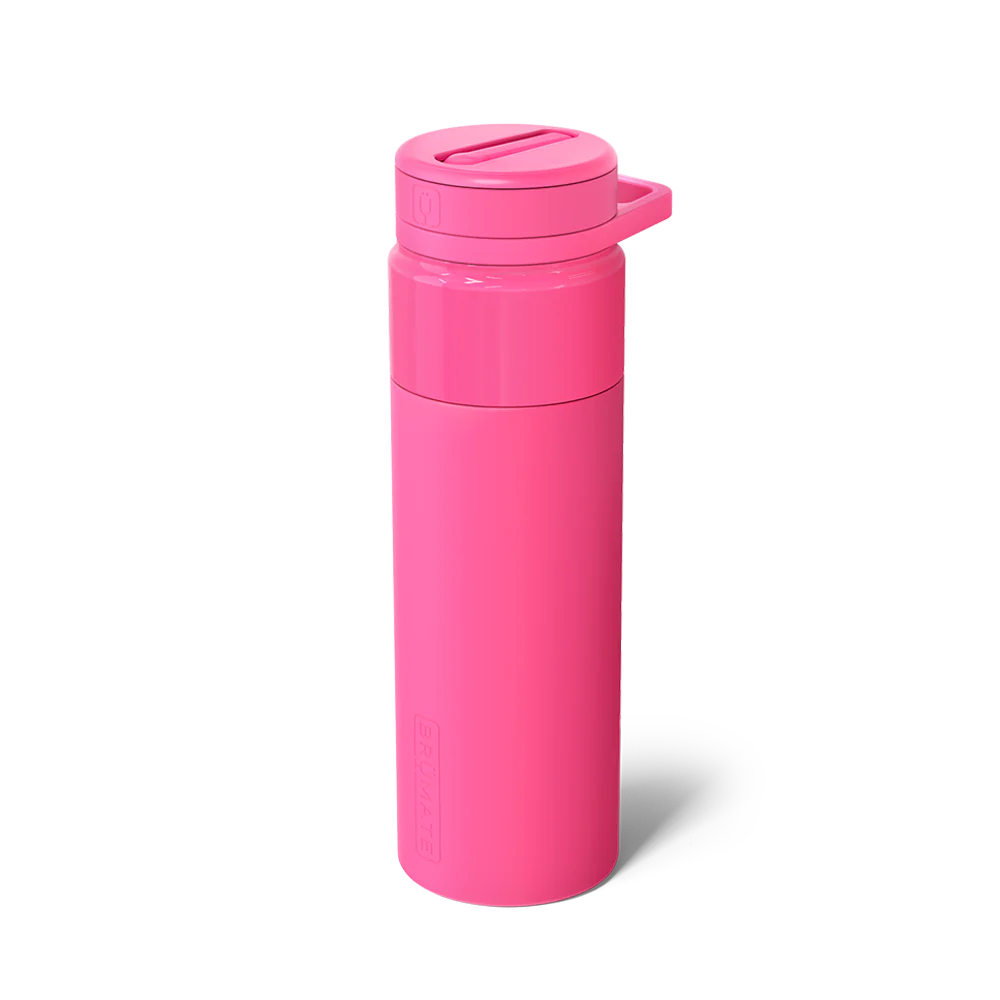 Brumate Rotera 25oz Hydration Bottle Neon Pink