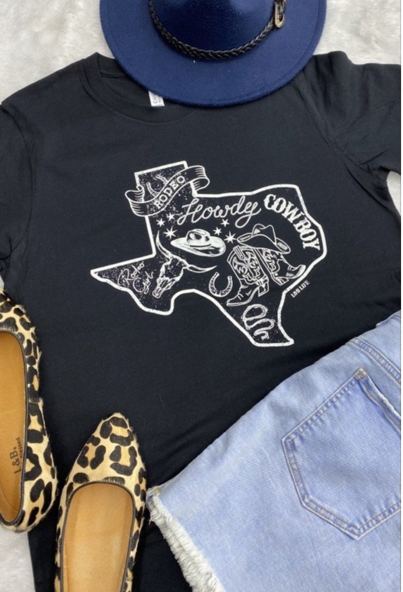 Black Texas T-Shirt